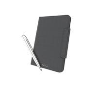 MiLi Étui Passeport avec Apple & Google Localiser, Traceur de Passeport Intelligent avec Suivi de localisation, Protection RFID et Charge sans Fil, Accessoire de Voyage, Noir