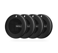 MiLi MiTag Duo Traceur Localisateur D’Objets Bluetooth, Compatible avec Apple et Android Localiser, pour Valises/Portefeuilles/Clés/Sacs/Bagages, Batterie Remplaçable
