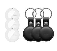 MiLi Trackers MITAG Pack 3 – étui cuir porte-clés – Noir