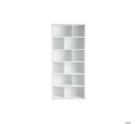 Bibliothèque design bois blanc L92 cm EPURE