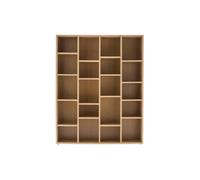 Bibliothèque design finition bois clair chêne L149 cm RYTHM