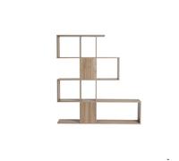 Miliboo - Bibliothèque ouverte séparateur design finition bois clair chêne L139 cm COMO