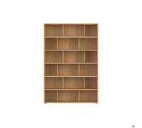 Bibliothèque scandinave finition bois clair chêne L140 cm EPURE