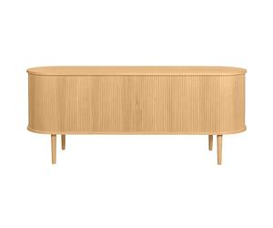 Miliboo Buffet Vintage en Bois Clair chêne 2 Portes coulissantes L160 cm Epic