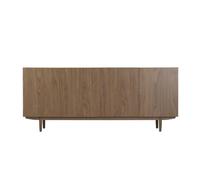 Miliboo Buffet Vintage en Bois foncé 4 Portes L180 cm SANAA
