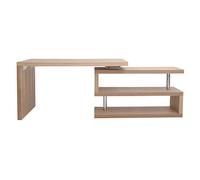 Miliboo Bureau modulable Design Bois Clair frêne Massif L140-214 cm Max