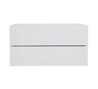 Miliboo Caisson de Rangement 2 tiroirs Blanc laqué Max