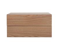 Miliboo Caisson de Rangement 2 tiroirs Bois Clair frêne Max