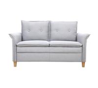 Miliboo Canapé 2 Places en Tissu Gris Clair Cliff