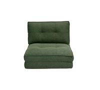 Chauffeuse 1 place convertible en tissu vert kaki SALLY