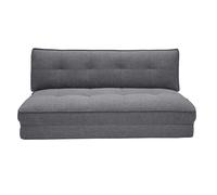 Miliboo - Chauffeuse 2 places convertible en tissu gris SALLY