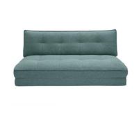 Miliboo Chauffeuse 2 Places Convertible en Tissu Vert de Gris Sally