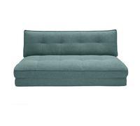 Miliboo Chauffeuse 2 Places Convertible en Tissu Vert de Gris Sally