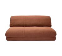 Miliboo Chauffeuse Convertible 2 Places en Tissu Velours côtelé Terre brûlée Spencer