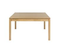 Table à manger carrée bois clair L140 cm SYLVA