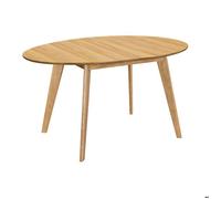 Miliboo - Table à manger extensible ovale en bois clair L150-200 cm MARIK