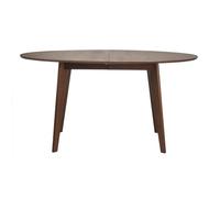 Miliboo - Table à manger extensible ovale en bois foncé L150-200 MARIK