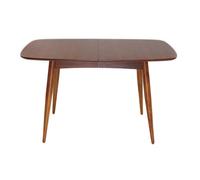 Miliboo - Table à manger extensible rectangulaire en bois foncé L130-160 cm NORDECO