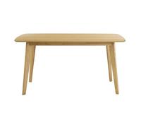 Miliboo Table à Manger rectangulaire scandinave Bois Clair chêne L150 cm Leena