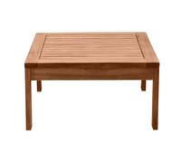 Table basse de jardin carré en bois massif L60 cm SALVADOR