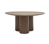 Table basse design bois foncé noyer L78 cm HOLLEN