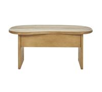 Miliboo - Table basse relevable design haricot avec rangement en bois manguier massif L95 cm KOKOA
