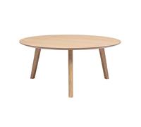 Miliboo - Table basse ronde scandinave bois clair chêne D90 cm ORKAD