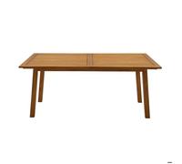 Miliboo - Table de jardin extensible rallonges intégrées en bois massif L180-240 cm MAYEL