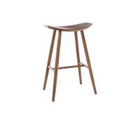 Tabouret de bar design noyer H72 cm DEMORY