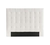 Miliboo Tête de lit capitonnée en Tissu Beige Clair Naturel L160 cm HALCIONA