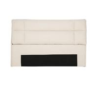 Tête de lit en tissu texturé beige L160 cm HONO