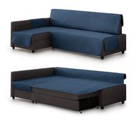 Milica Housse rembourrée Compatible avec Le canapé d’Angle-lit Friheten de IKEA | Protection élégante et Lavable | Adaptée à méridienne Gauche ou Droite | Fabriquée en Europe | Couleur : Bleu