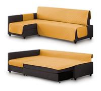 Milica Housse rembourrée Compatible avec Le canapé d’Angle-lit Friheten de IKEA | Protection élégante et Lavable | Adaptée à méridienne Gauche ou Droite | Fabriquée en Europe | Couleur : Moutarde