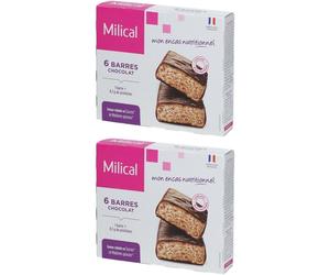 Milical Barres Hyperproteinées Chocolat 2x6 pc(s)