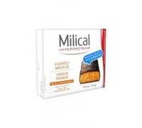 Milical Barres Minceur Hyperprotéinées Orange 6 Unités
