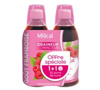 Milical Draineur minceur ultra goût FRAMBOISE lot de 2