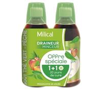 Milical Draineur Ultra Goût Thé Vert Lot de 2 x 500ml