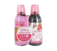 Milical Draineur Ultra Framboise 2x500mL