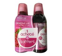 Milical draineur ultra framboise 2x500ml