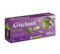 Milical Extra – Complément alimentaire Artichaut Détox Saveur Pomme – 7 x 10 ml