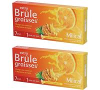 Milical Extra brûle-graisses Ananas Ampoule(S) 2x7x10 ml