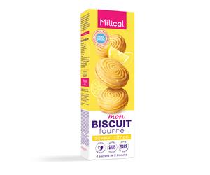 Milical Mon biscuit fourré citron boîte de 8