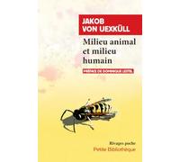 Milieu animal et milieu humain