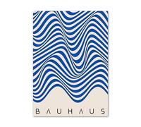 Milieu du siècle Bauhaus abstrait exposition moderne galerie mur Art toile peinture affiche ensemble imprime des images for salon décor (Color : C, Size : 50X70 cm Unframed)