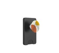 Milieu du siècle Moderne Abstrait Terre Cuite Jaune PopSockets PopWallet pour MagSafe
