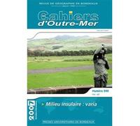 Milieu insulaire Varia - Collectif - Presses Universitaires Bordeaux - broché - Revue
