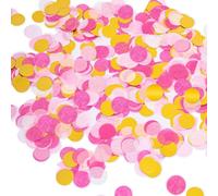 Milifox 6500 Pièces Confettis Anniversaire,67.5g Confetti,AdaptéS aux Décorations D'anniversaire,Mariages,CéLébrations D'anniversaire,Rose et Or