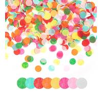Milifox 6500 Pièces Confettis Anniversaire,67.5g Confetti,AdaptéS aux Décorations D'anniversaire,Mariages,CéLébrations D'anniversaire,Multicolores
