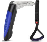 Milifox Poignee Aide Voiture, Poignee Voiture Handicape,Pour Aider Les Personnes HandicapéEs et Les Personnes âGéEs à Monter Dans Le voiture de ManièRe Autonome, Lot de 2 (Noir, Bleu)