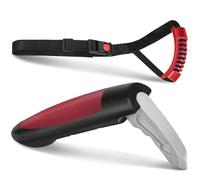 Milifox Poignee Aide Voiture, Poignee Voiture Handicape,Pour Aider Les Personnes HandicapéEs et Les Personnes âGéEs à Monter Dans Le voiture de ManièRe Autonome,2 Pièces Noir Rouge